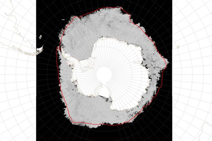 Пару слов о глобальном потеплении: Рекордная площадь ледяного покрова в Антарктиде