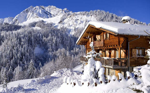 Зима в Швейцарских Альпах