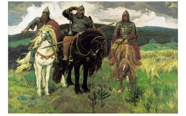 Картина В. Васнецова «Богатыри»