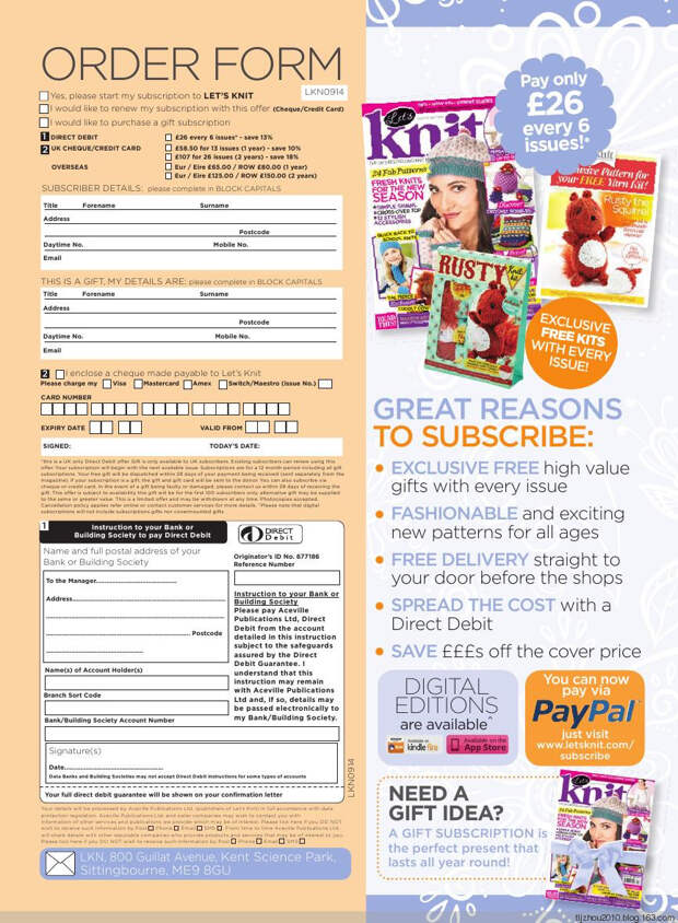 Lets Knit Issue 83 2014 - 紫苏 - 紫苏的博客 Lets Knit Issue 83 2014 - 紫苏 - 紫苏的博客
