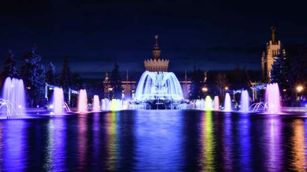 В Москве начался сезон фонтанов