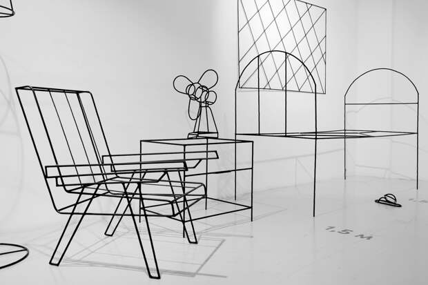 Анна Желудь, экспозиция выставки «Персональное пространство» в PA Gallery, 2021 год