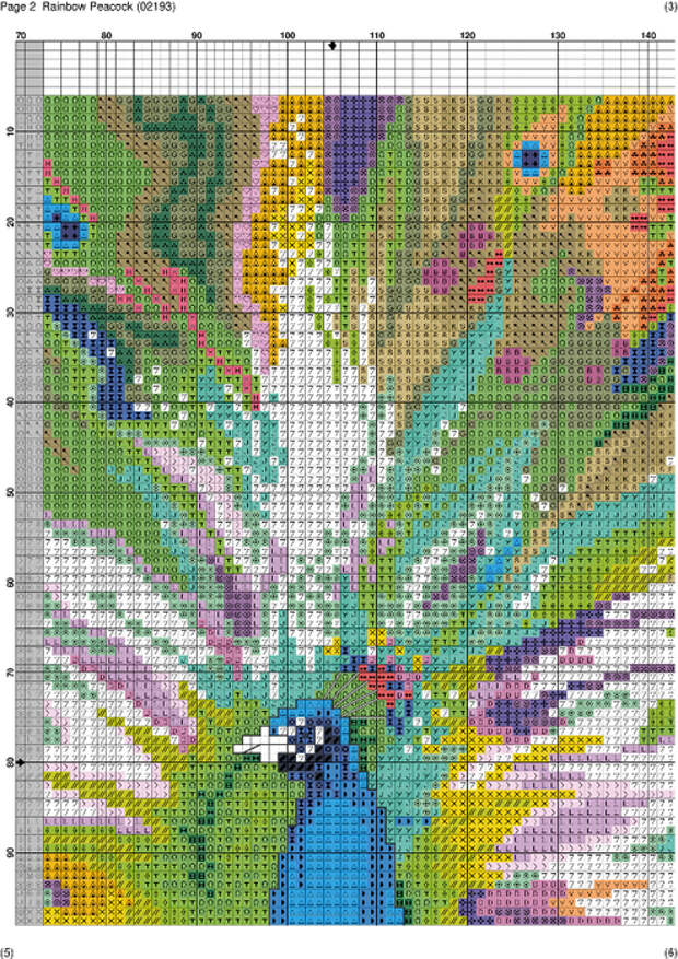 Rainbow Peacock-002 (494x700, 618Kb)