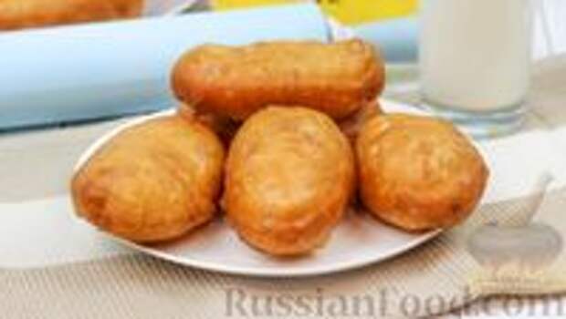 Фото к рецепту: Жареные пирожки с картошкой
