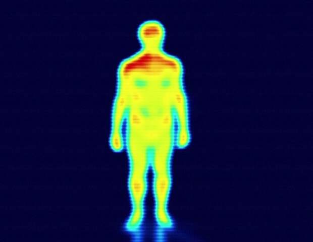 Тепловое излучение человеческого тела