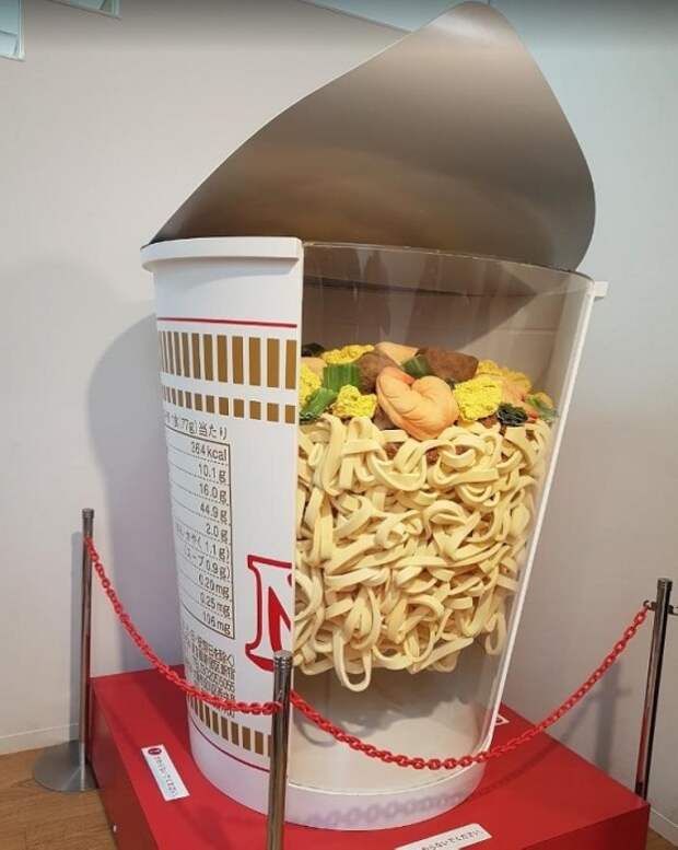 Пустое пространство есть не только у музейного экспоната, но и у реальной чашки с лапшой. / Фото: voobsheogon.ru Пустое пространство есть не только у музейного экспоната, но и у реальной чашки с лапшой. / Фото: voobsheogon.ru