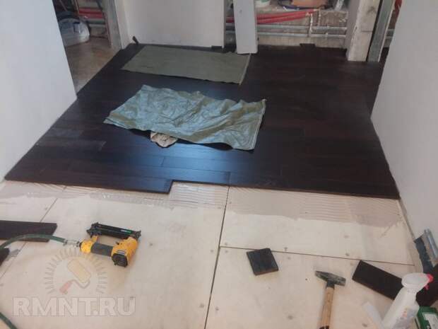 Мастер-класс по укладке паркета на фанерное основание