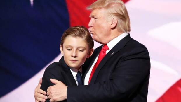Бэррон Трамп & Дональд Трамп