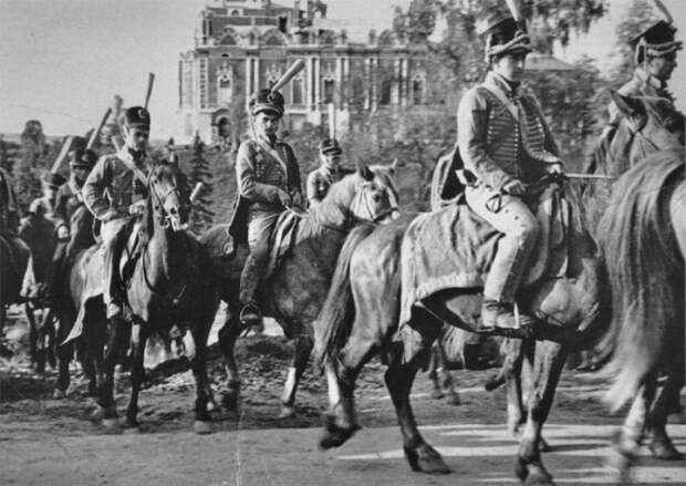 На съемках фильма «Война и мир», 1963 год На съемках фильма «Война и мир», 1963 год