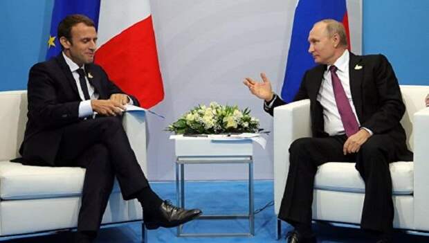 Путин и Макрон
