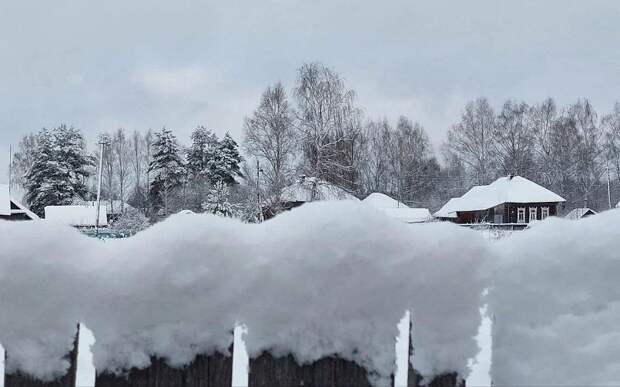 51 см в Туме: сугробы в Рязанской области превысили полметра