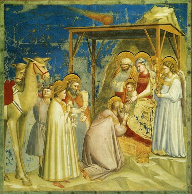 Джотто. Поклонение волхвов / Giotto. Adoration of the Magi