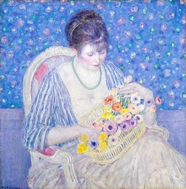 художник Фридрих Карл Фриске (Frederick Carl Frieseke) картины – 10