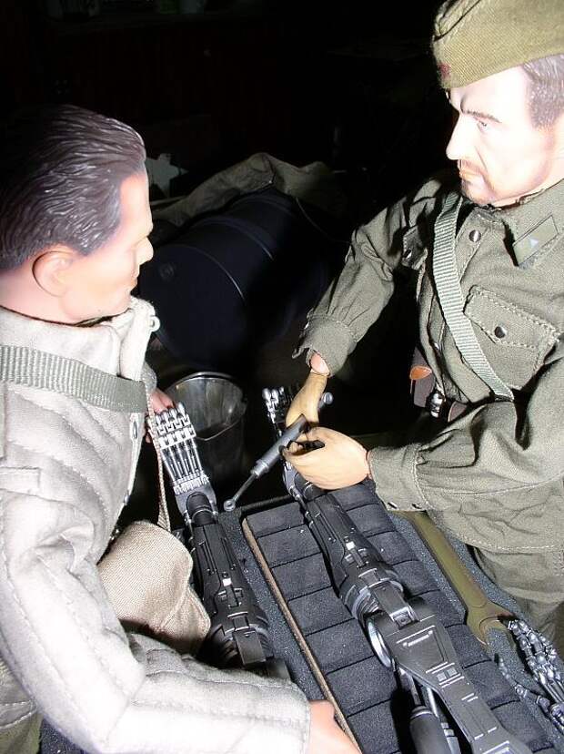 куклы, миниатюра, терминатор