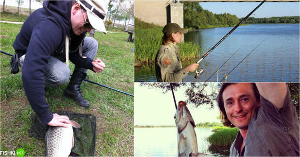 А вы знали, что эти люди просто обожают рыбалку? знаменитости, рыба, рыбаки, рыбалка