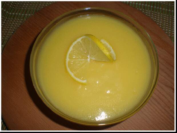 Лимонный крем