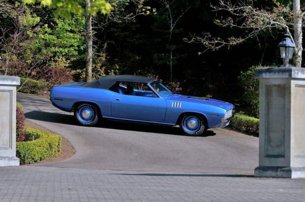 Plymouth Barracuda Convertible 1971 авто, plymouth, Barracuda, hemi, Cuda