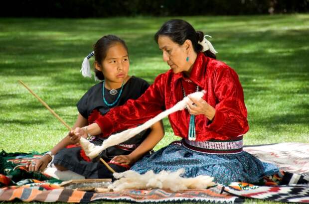 Семейные традиции индейцев: дети природы