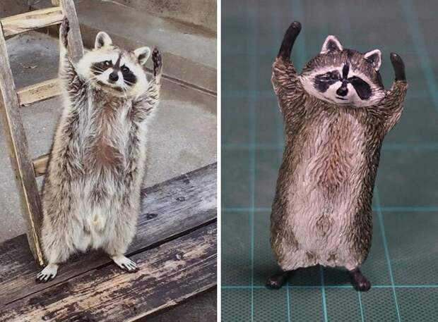 Художник создает фигурки животных по забавным интернет-мемам