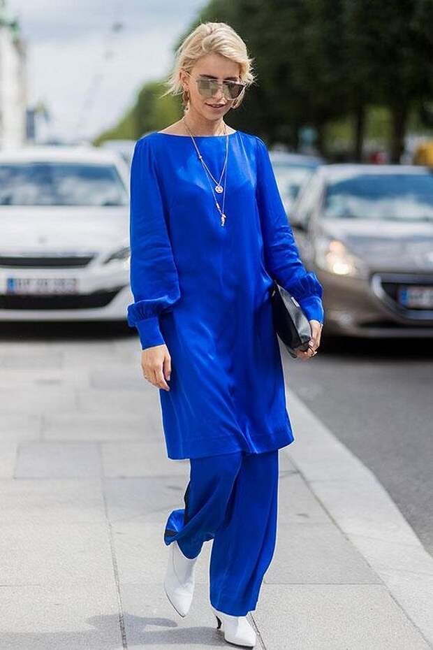 Как носить синий - самый модный цвет 2020 года фото №24
