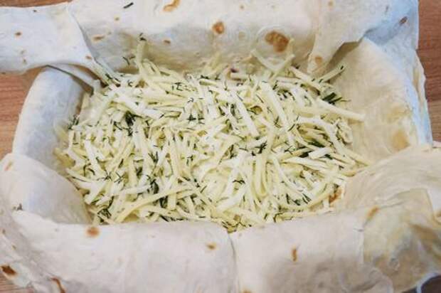 Пирог из лаваша с сыром и зеленью Лаваш, Пирог, Рецепт, Еда, Кулинария, Длиннопост, Пирог с сыром