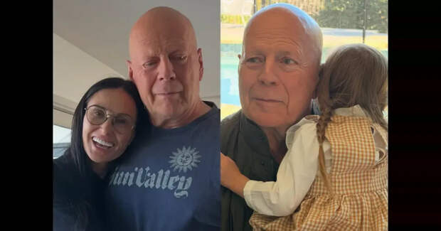 Деми Мур показала новые фото Брюса Уиллиса по случаю его 71-летия