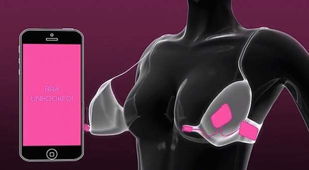 Размер вашей груди теперь можно регулировать с помощью мобильного приложения  изобретения, ноу-хау, прикол, юмор