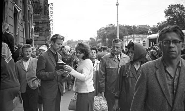 Один день в Ленинграде 1960 года СССР, ленинград, черно-белая фотография