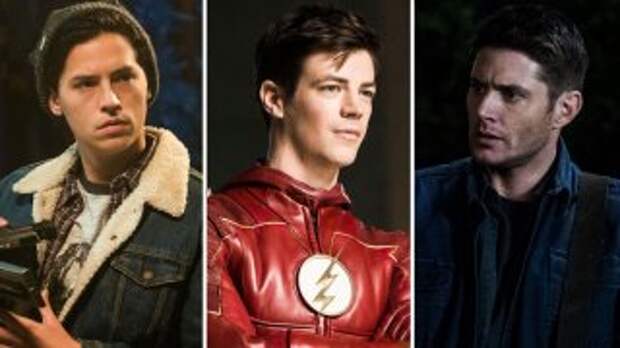From left: 'Riverdale,' 'The Flash' and 'Supernatural'