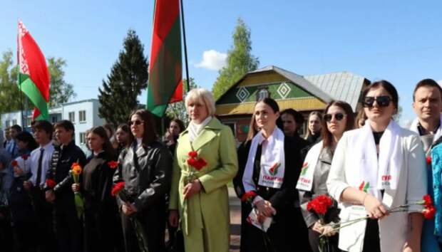 Мы - помнім Бабруйскі раён прыняў ´Сцяг Перамогі´.