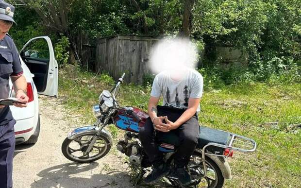 Подростка в Спасск-Клепиках оштрафовали за вождение мопеда