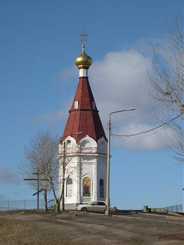 Часовни в Красноярске зимой