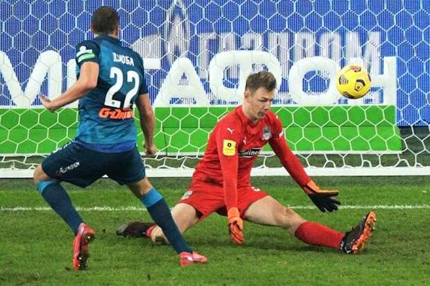 Волевая победа «Зенита» над «Краснодаром» - 3:1