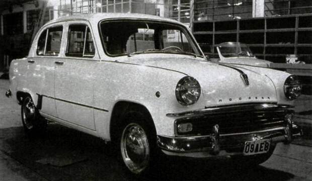 Москвич-407 от Ghia СССР, экспорт