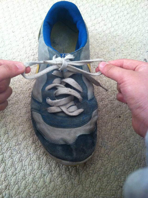 Как завязывать шнурки на кроссовках найк