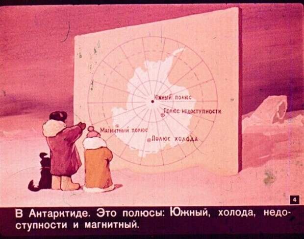 Диафильм вместо учебника по географии