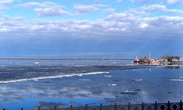 Гидрологическая обстановка на реках Поморья: густой ледоход у Ракулки, подход к Архангельску ожидается 8 апреля