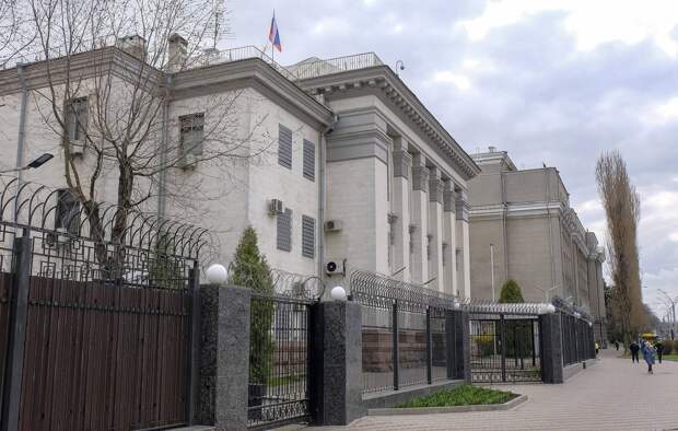 Здание посольства Российской Федерации в Украине Андрей Ратмиров/ТАСС