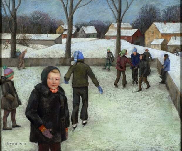Лицитис Валдис Волдемарович (Латвия, 1939) «Каток» 1982 Лицитис Валдис Волдемарович (Латвия, 1939) «Каток» 1982