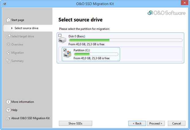 O&O SSD Migration Kit 7 - бесплатная лицензия
