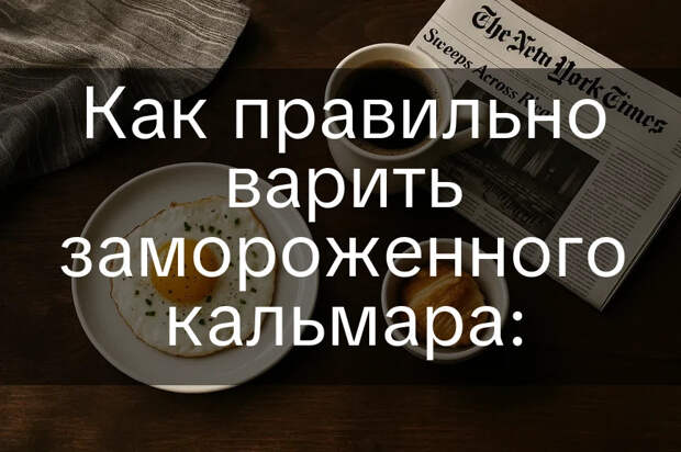 Как правильно варить замороженного кальмара: советы и рецепты 11 Как правильно варить замороженного кальмара: советы и рецепты