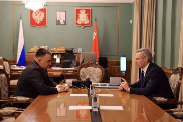 Василий Анохин обсудил с Алексеем Казаковым вопросы взаимодействия Смоленщины и Беларуси