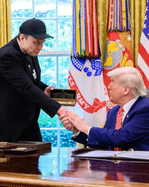 Илон Маск и Дональд Трамп