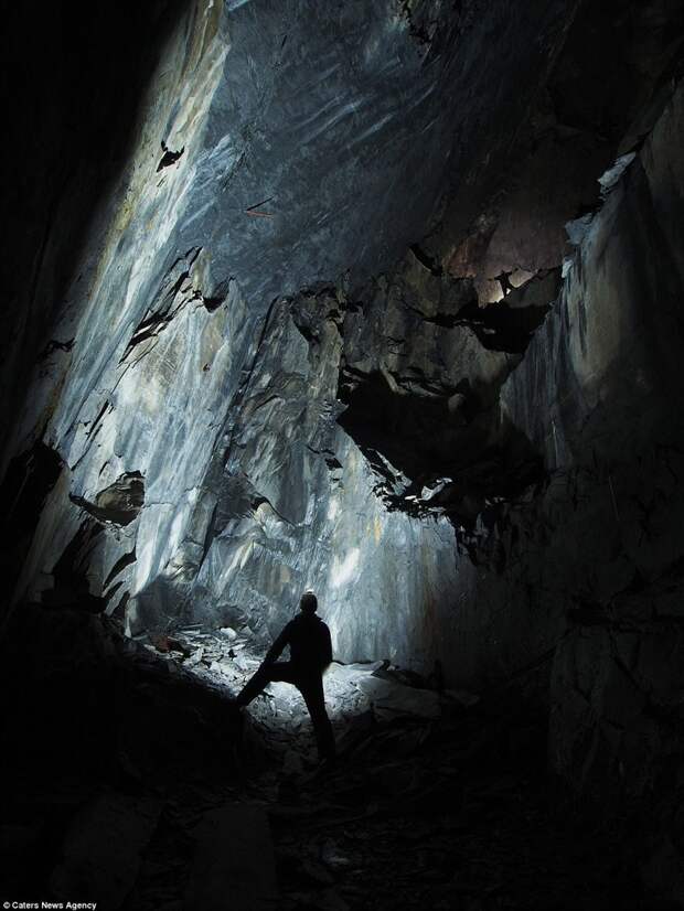 Сланцевая шахта Gaewern, Уэльс великобритания, диггер, диггеры, пещеры, шахты