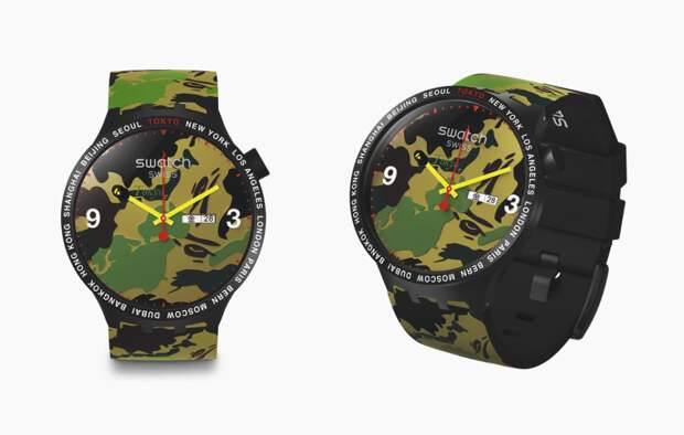 Главная коллаборация этого лета: Swatch Х BAPE