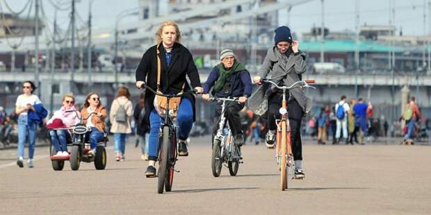 Собянин отметил динамичное развитие в Москве системы велопроката/ Фото: mos.ru