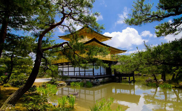 Золотой павильон Киото Юкио Мисима посвятил Золотому храму одну из своих лучших книг. В японской архитектурной традиции интеграция в окружающую среду является одним из самых старых идеалов — неудивительно, что мастерство мастера-зодчего так вдохновило великого писателя.