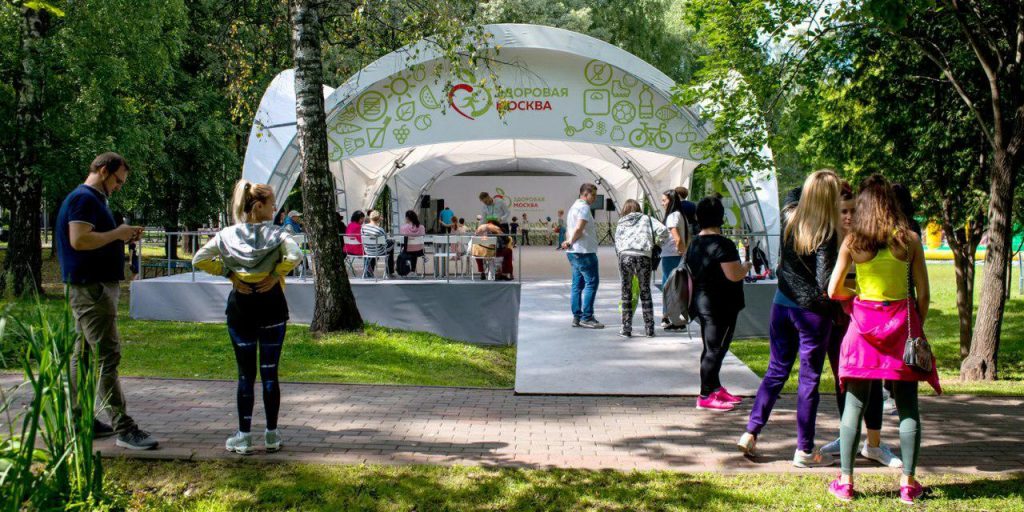 Занятия в рамках проекта «Здоровая Москва» посетили более 150 тыс раз. Фото: mos.ru