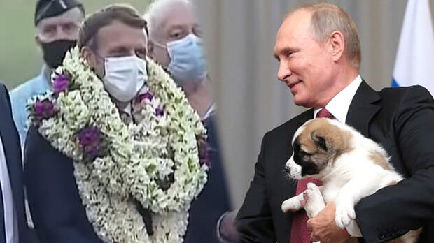 Не цветочный Макрон: Как Путин надел костюм аозай и принял самые гнусные и трогательные подарки