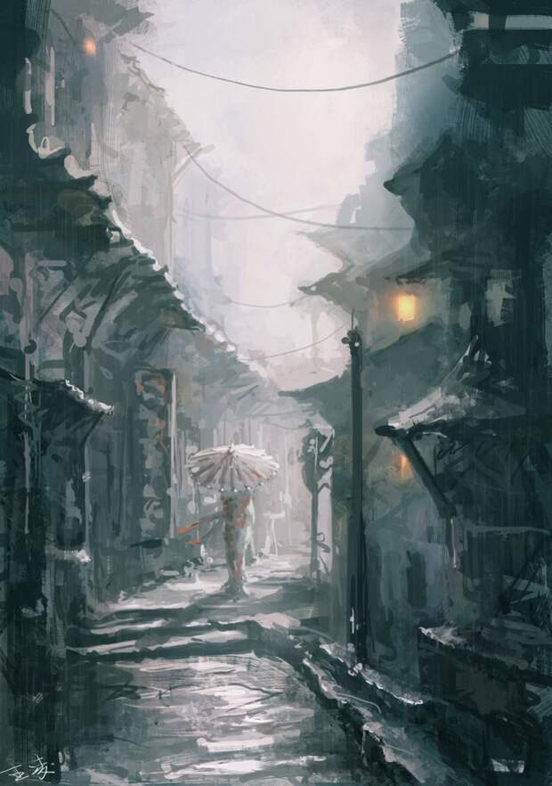 Фэнтези от Wang Ling